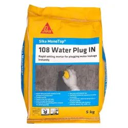 Sika Monotop 108 Water Plug | Fast Setting Waterproofing Mortar for Instantly