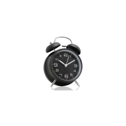 Silent Non Ticking Alarm Clock (Tween Black)