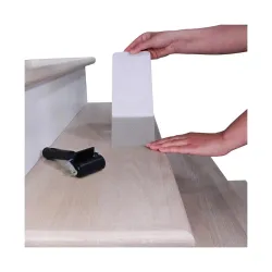 Silicon Single Sided Anti – Slip Tape (2’’ Inch X 5 Meter / 16.40 Foot) | Color : White Transparent