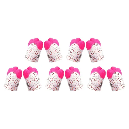 Image of Silicone Baby Teething Mitten Set, Po5