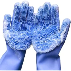 Silicone Dish Washing Gloves for Kitchen 