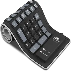 Silicone Foldable Rollup Flexible Keyboard