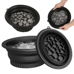 Silicone Ice Face Bowl Collapsible Facial Tub