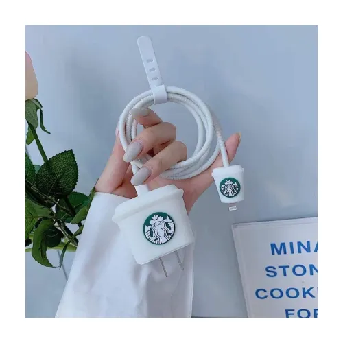 Image of Silicone Protective Case for Apple 20W & 18W iPhone USB-C Power Adapter Charger and for Cable