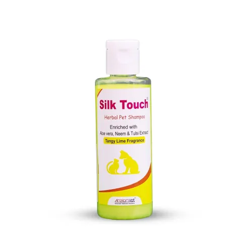 Image of Silk Touch Herbal Pet Shampoo (Tangy Lime_100ml)