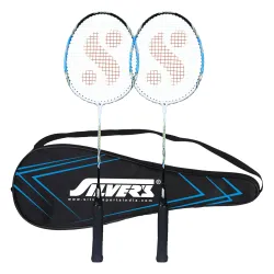 Silvers Aluminium Badminton Kit 2 Racquets