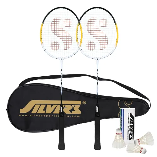 Image of Silver's Aluminium Stricker Badminton Kit (2 Racquets with Full Cover)