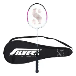 Silvers Aluminium Stricker Badminton Racket with Full Cover