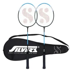 Silvers Drive Badminton Kit (2 Racquets with Full Cover)