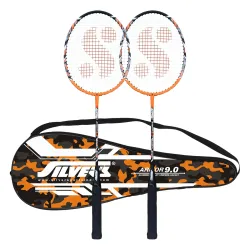 Silvers Jointless Badminton Kit 2 Racquets