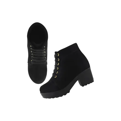 Image of SilverArrow Classic Nude Ankle-Length Boots