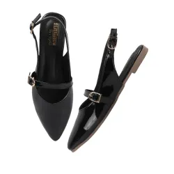 SilverArrow womens Sleekmuse Fashion Sandals|Mule Flats With Buckle Closure |Casual Wear