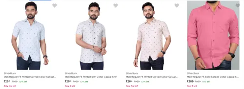 Image of Silverbuck Men's Shirts at minimum 71% Discount