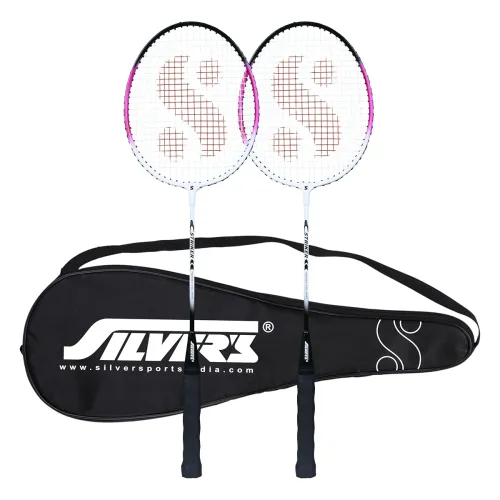 Image of Silver’s Badminton Kit – 2 Racquets & Cover