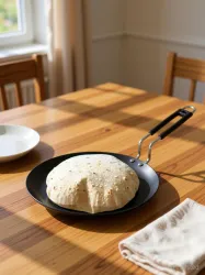 SILVOSWAN Chapati Tawa - Iron Roti Tawa 10-inch 7 Tawa 25 cm diameter (Iron)