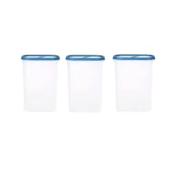 SIMPARTE 360° AirTight Kitchen Storage Container Set of 3 (2400 ml)