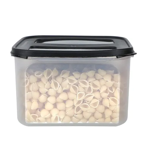 Image of SIMPARTE 3L Plastic Food Storage Container with Lid (Black)