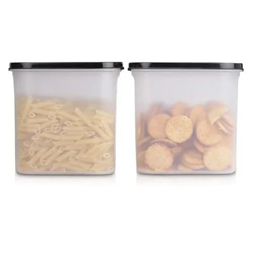 Image of SIMPARTE Anti-Bacterial Modular Plastic Storage Container Set of 2 – 1800ml