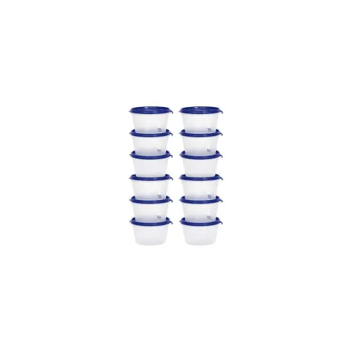 Image of SIMPARTE Nesterware Round Plastic Container Set of 12 750ml