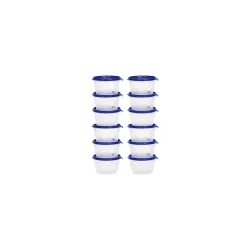 SIMPARTE Nesterware Round Plastic Container Set of 12 750ml