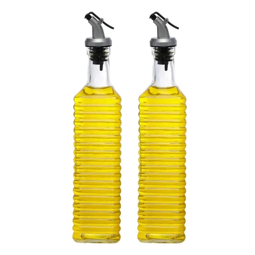 Image of SIMPARTE Oil and Vinegar Glass Bottle 2pcs