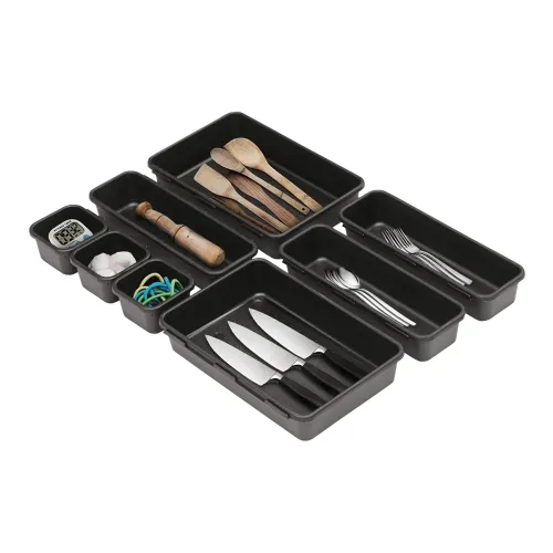 Image of SIMPARTE Plastic Interlocking Cutlery Drawer
