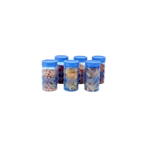 Image of SIMPARTE Twister Jar Barni 680ml Round Container Set of 6 