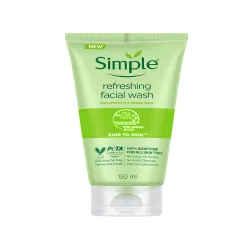 Simple Set of 3 Kind To Skin Refreshing Facial Wash - 150 ml