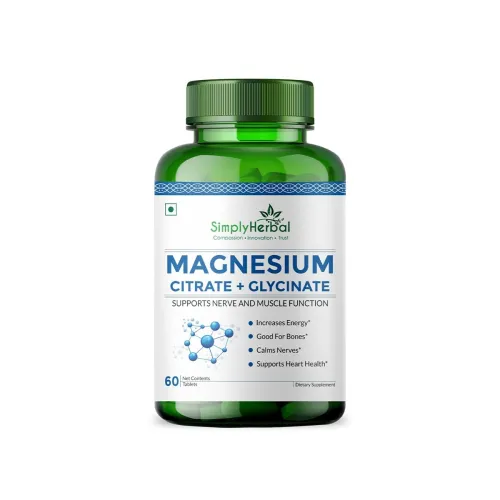 Image of Simply Herbal 330 Mg Magnesium Citrate -60 Tablets