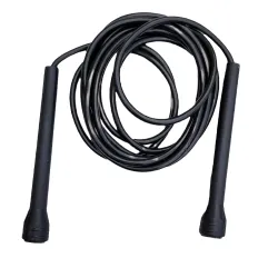 Simran Sports Black Speed Skipping Rope, Skipping rope for exercise, Fitness Rope, Exercise Rope, Pencil Fitness Skipping Rope, Polyvinyl Chlorine (PVC)