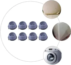 Sindhia 8Pcs Anti-Vibration Pads for Washing Machine
