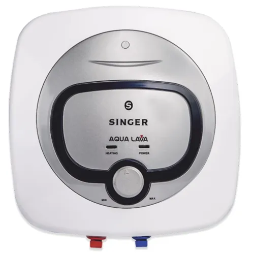 Image of SINGER Aqua Lava 15 L Glass Line Storage Water Heater (Geyser) | 5 Star Energy Saving | 