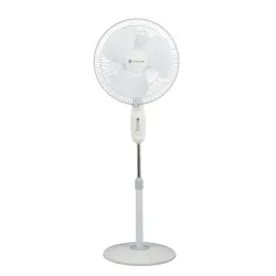 SINGER Brissa 32 High Speed Pedestal Fan | 115W Power | 100% Copper Motor | 100 CMM Air Delivery | 2100 RPM | Silent Operation | Adjustable Height | 2 Years Warranty | ISI Certified