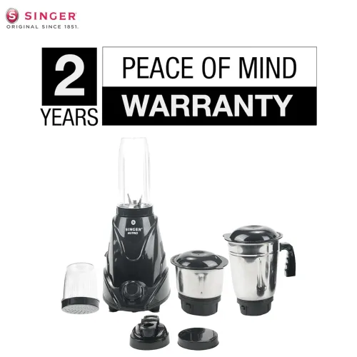 Image of SINGER Nutrio Mixer Grinder with 4 Jars 500-watt