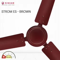 SINGER Strom ES 1200mm BEE Star Rated Ceiling Fan
