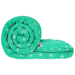 Single Bed Comforter 180 GSM 150x225 cm, Ocean Green