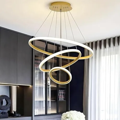 Image of SINOMAN LED 3 Ring Pendant Light