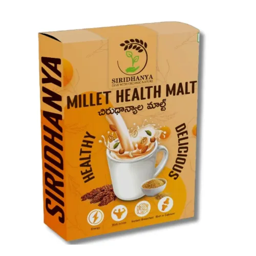 Image of SIRIDHANYA healthy Natural Millets Malt n’Shake (450gm)