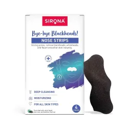 Sirona Bamboo Charcoal Nose Strips (Pack of 4)