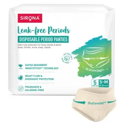 Sirona Disposable Period Panty S–M (Pack of 5)