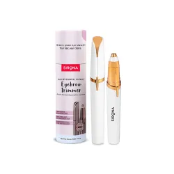 Sirona Eyebrow & Nose Trimmer for Women | Electric Trimmer for Eyebrow, Nose & Ear Hair Removal for Upper Lips, Nose Hair | Threading Machine - Set of 1 | Battery Not Included