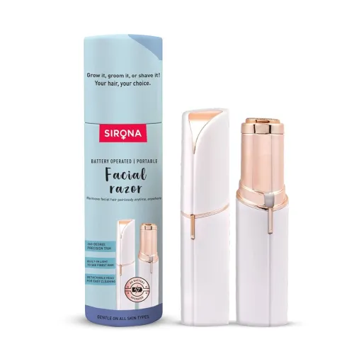 Image of Sirona Mini Electric Facial Hair Remover for Women
