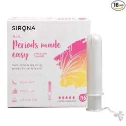 Sirona Period Made Easy Applicator Tampons 