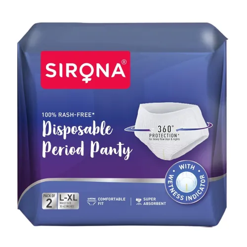 Image of Sirona Disposable Period Panties (L-XL) PO2