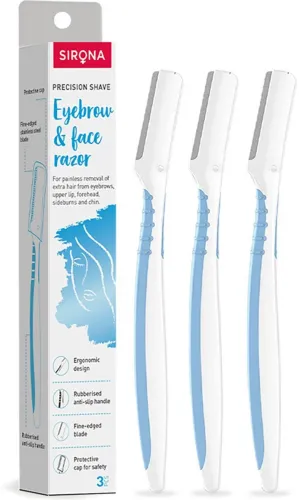 Image of SIRONA Reusable Eyebrow & Face Razor for Women Po3