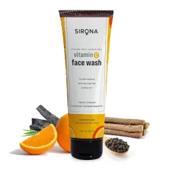 Sirona Vitamin C Face Wash for Men & Women – 125 ml | Suitable For All Skin Type |Natural Ingredients for Face Cleansing