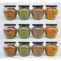 SITOVI Transparent Glass Jar 