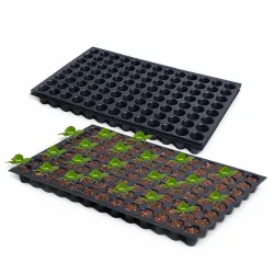 SJ Organics 104 Cell Seedling Tray - Pack of 5 | Heavy Duty Germination Tray for Seed Starting, Indoor Gardening & Plant