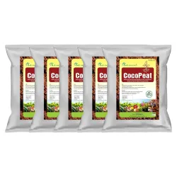 SJ Organics Cocopeat Powder Ready to Use 20 Kg – Bulk Pack Coconut Coir Soil Conditioner for Agriculture, Nursery, Commercial Gardening & Potting Mix, Organic