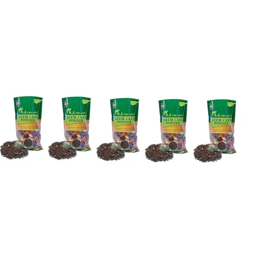 Image of SJ Organics Neem Cake Powder - Pack of 5